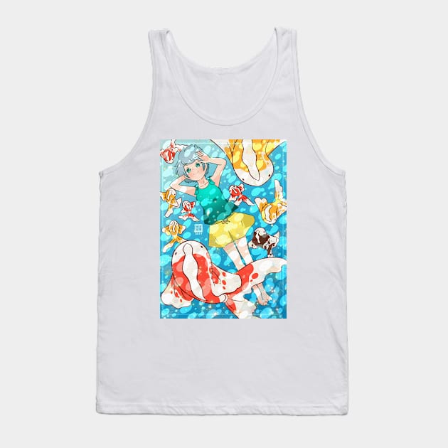 Gold Koi Fish Tank Top by Konayachi